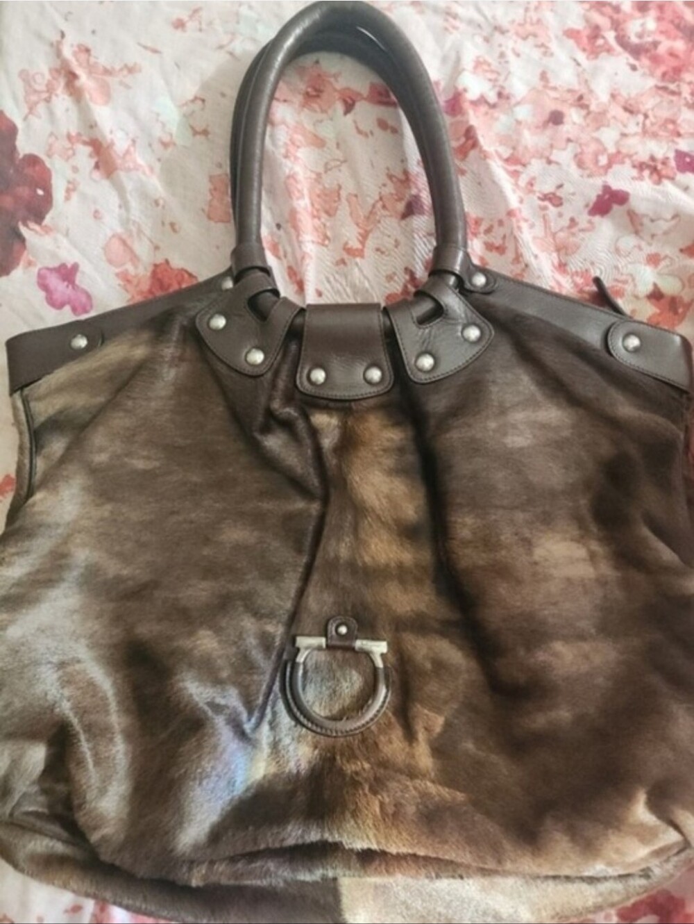 Salvatore Ferragamo Ponyhair Celtico Bag